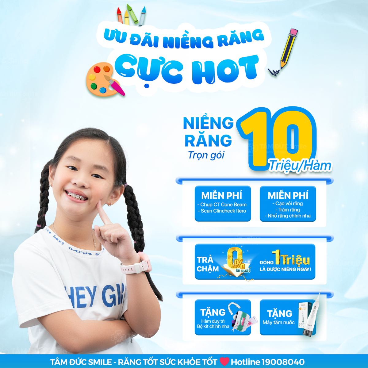 BRACES PROMOTION STARTING FROM ONLY 416.67 USD PER ARCH